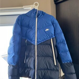 Nike Two-Tone Blue and Black Jacket